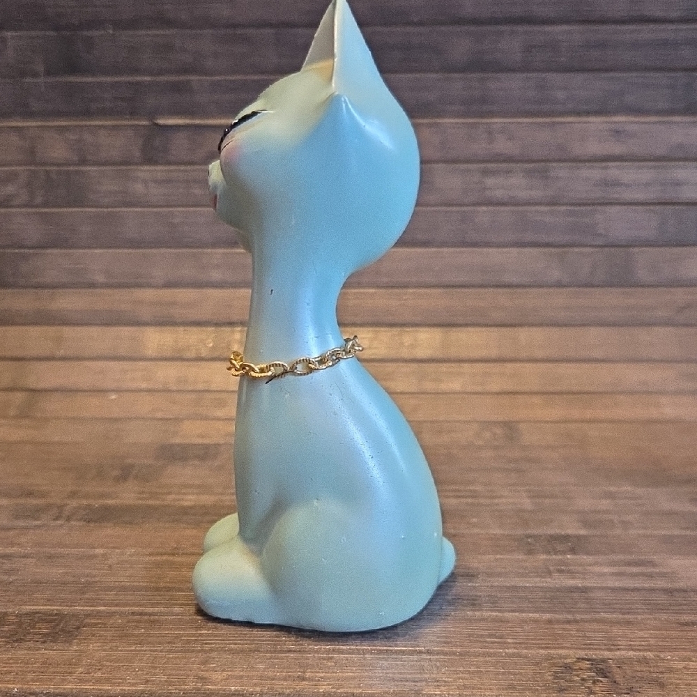 Elegant Blue Cat Figurines - Picture 3 of 15